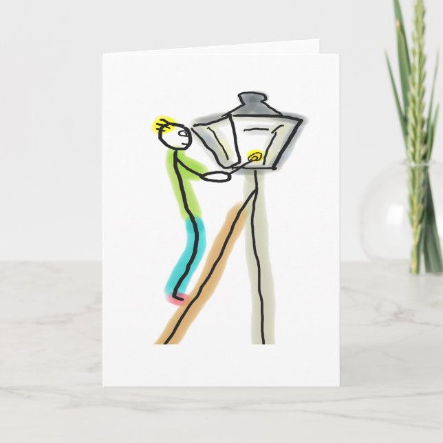 Tarjeta Gaslighting Stickman (Anverso)
