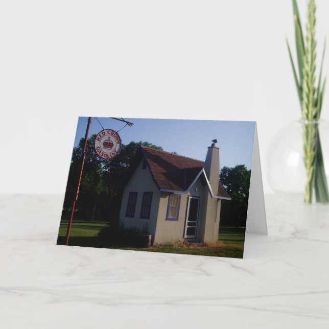 Tarjeta "Gasolina de la Corona Roja" (Anverso)