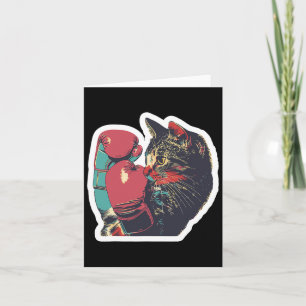 Tarjeta Gatito De Boxeo Guay Boxer Gantes De Boxeo Y C