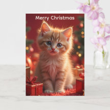 Gatito Navideño Adorable