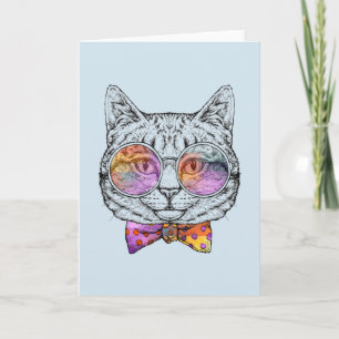 Tarjeta Gatito sabio Kat