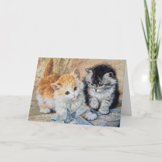 Tarjeta Gatitos, 1893 (Anverso)