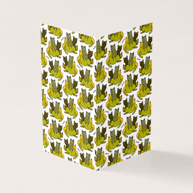 Tarjeta Gatitos de oliva (Exterior)