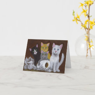 Tarjeta Gatitos juguetones