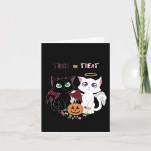Tarjeta Gatitos trucos o tratados