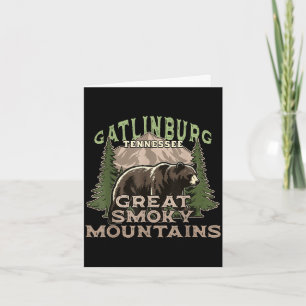 Tarjeta Gatlinburg tennessee grandes montañas humosas