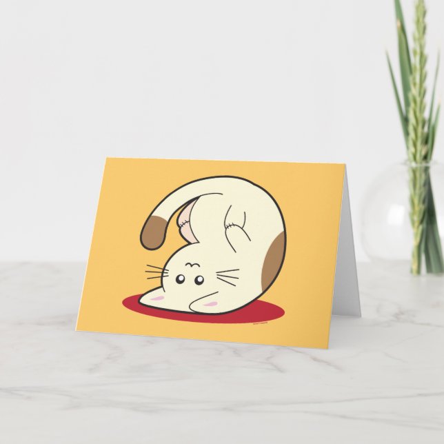 Tarjeta Gato al revés (Anverso)