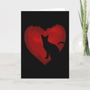 Tarjeta Gato Ama corazones San Valentín Regalos Para Parej