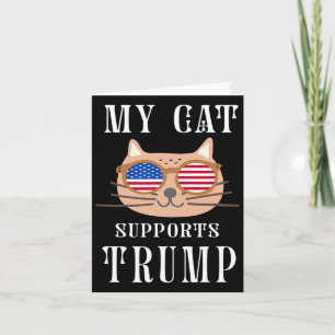Tarjeta Gato apoya la reelección de Trump 2024