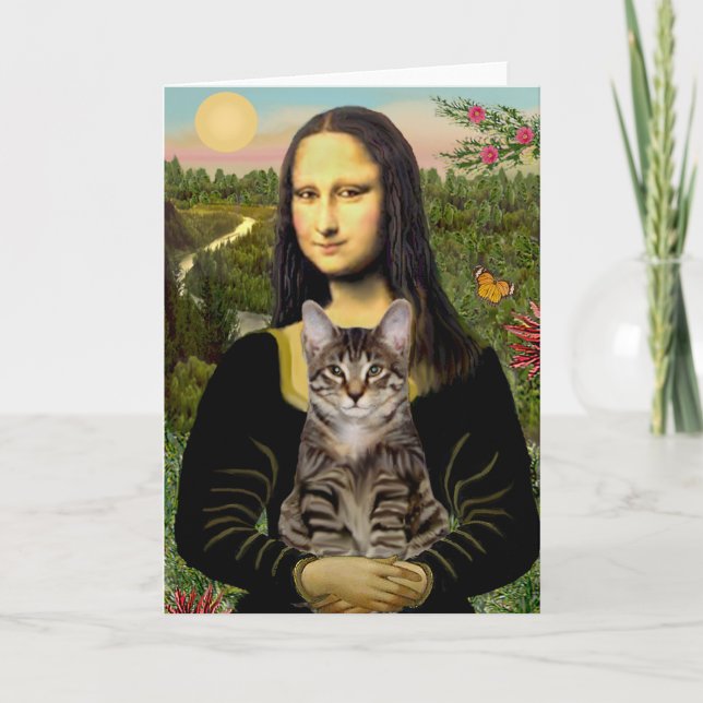 Tarjeta GATO (Atigrado) - Mona Lisa (Anverso)