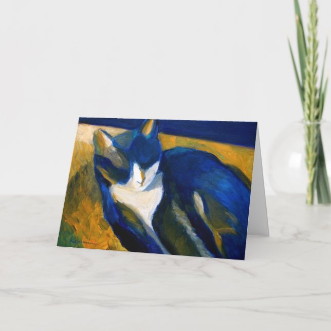 Tarjeta Gato azul (Anverso)