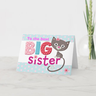 Tarjeta Gato BIG Sister