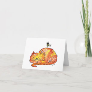 Tarjeta Gato caprichoso