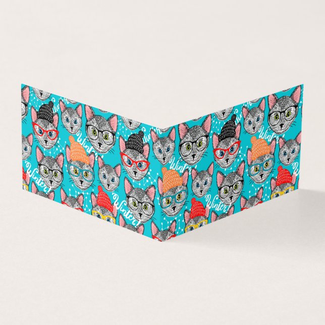 Tarjeta Gato con sombrero (Exterior)