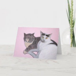 Tarjeta Gato de amor
