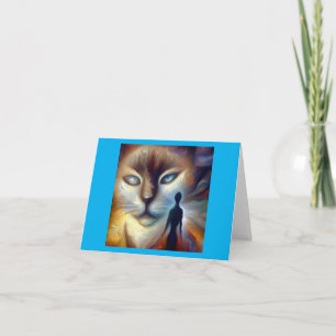 Tarjeta Gato de animal espiritual 3
