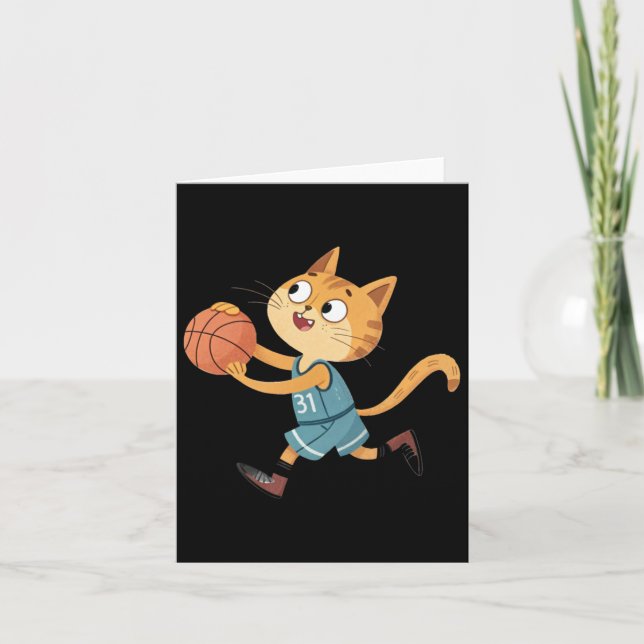 Tarjeta Gato de baloncesto (Anverso)