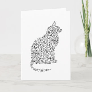 Tarjeta Gato De Bicicletas Kitty