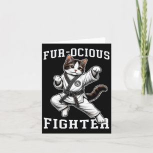 Tarjeta Gato de combate furioso
