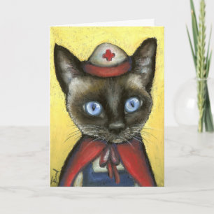 Tarjeta Gato de enfermería