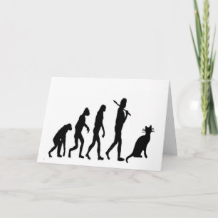 Tarjeta Gato de Evoulation "We Believe" - Amantes del Gato