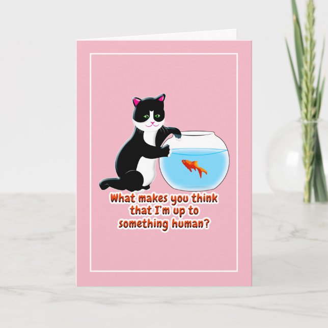 Tarjeta Gato de Fishbowl (Anverso)
