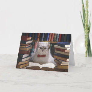 Tarjeta Gato de graduación inteligente