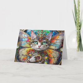 Tarjeta Gato de la Brigada Ala Mariposa de la Princesa Kit