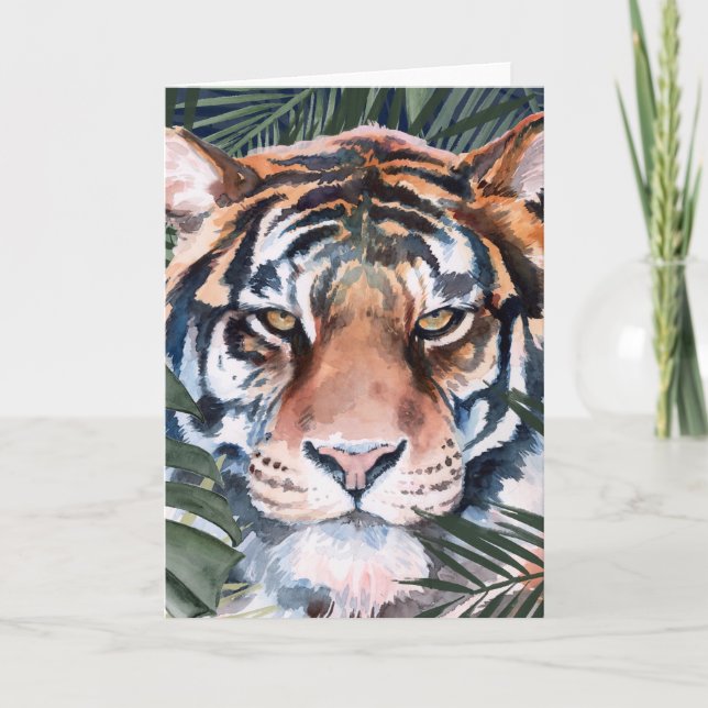 Tarjeta Gato de la jungla - Tigre (Anverso)