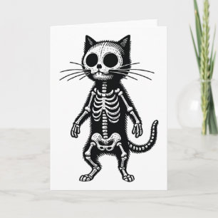 Tarjeta Gato de meditación Pose de yoga Animal relajante