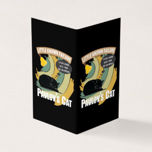 Tarjeta Gato de Pavlov - Psicología divertida