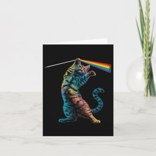 Tarjeta Gato de rock de rock de gato