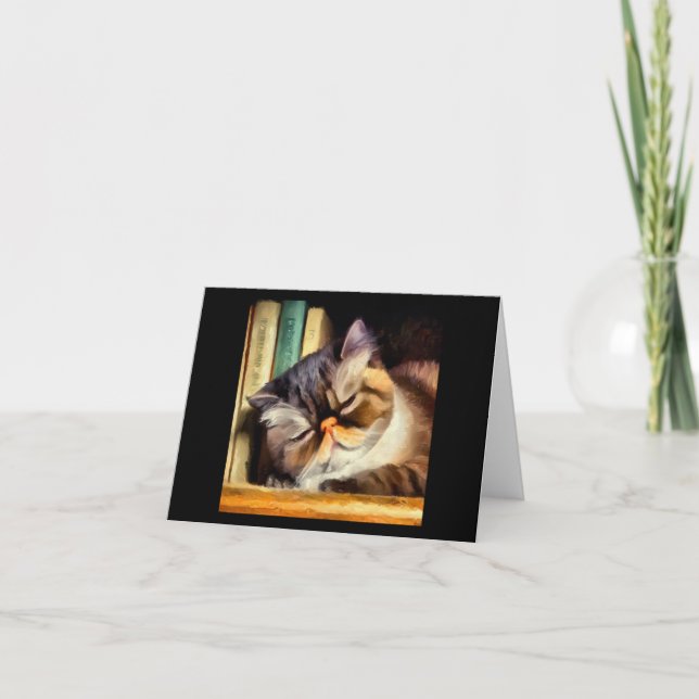 Tarjeta Gato de Shorthair exótico (Anverso)