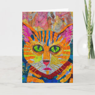 Tarjeta Gato de tigre