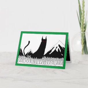 Tarjeta Gato de Yule islandés