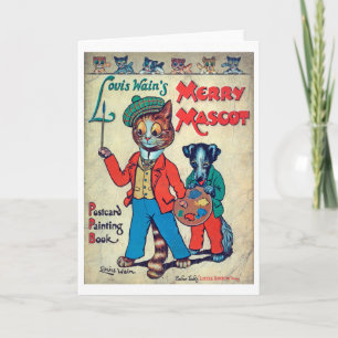 Tarjeta Gato del pintor, Louis Wain