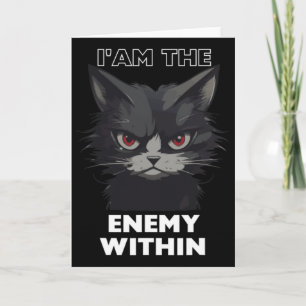 Tarjeta Gato Divertido Trump Por Gatos Divertidos Votando