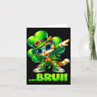 Tarjeta Gato duende bruh divertido niño chico hombres muje