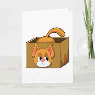Tarjeta Gato en caja