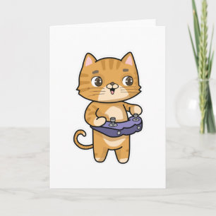 Tarjeta Gato en juego con controlador