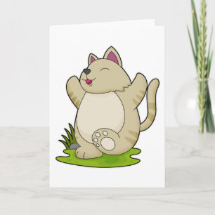 Tarjeta Gato en Yoga