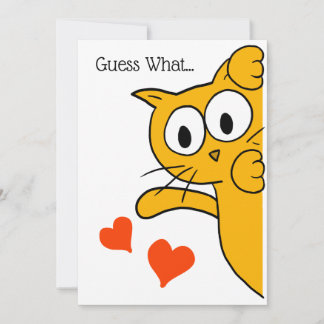 Tarjeta Gato, eres mi saludo plano humano favorito