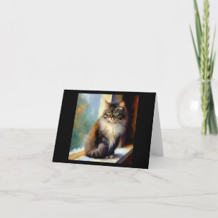 Tarjeta Gato forestal noruego