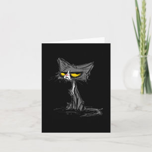 Tarjeta Gato Gatito ¿Hice Rodar Mis Ojos En Voz Alta Diver
