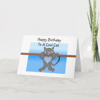 Tarjeta Gato genial