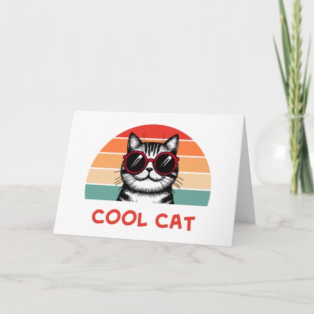 Tarjeta Gato genial 2 (Anverso)