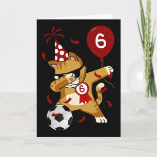Tarjeta Gato genial haciendo dabbing Fútbol fútbol quinto