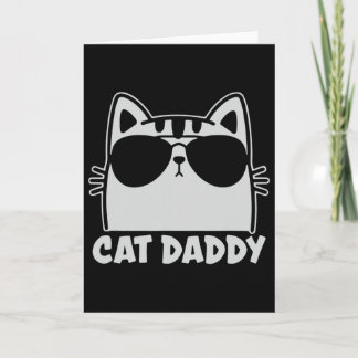 Tarjeta Gato genial Papá Gafas divertidas regalo amante de