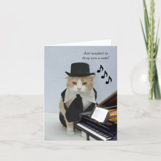 Tarjeta Gato gracioso de personalizable