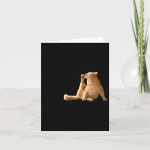 Tarjeta Gato gracioso meme cly meme muy deprimente